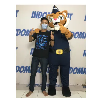 Full Size Photo of Bea Cukai Madiun Mascot Costume Bea Cukai Madiun Mascot Costume