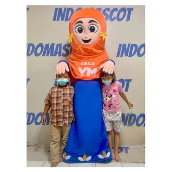 Kostum Badut Boneka Maskot Amila