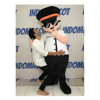 Full Size Photo of Roti Kapiten Mascot Costume Roti Kapiten Mascot Costume