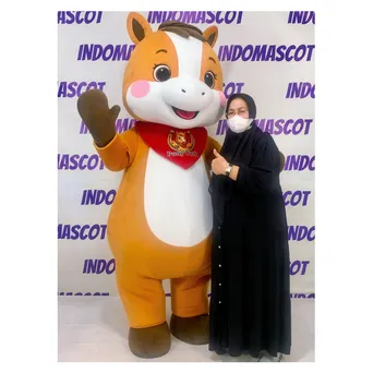 Kostum Badut Maskot Pony Park