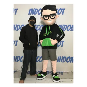 Full Size Photo of Burger Bangor Mascot Costume Burger Bangor Mascot Costume